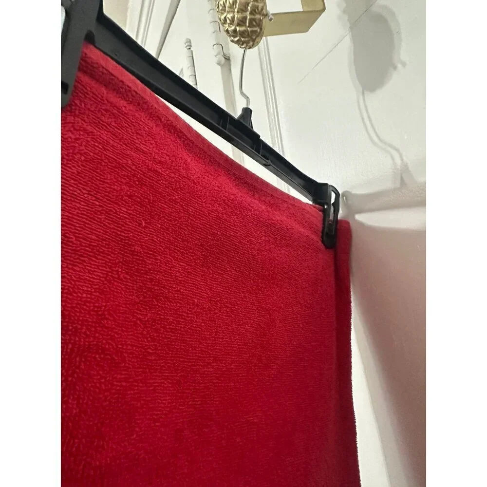 Red Bath Towel